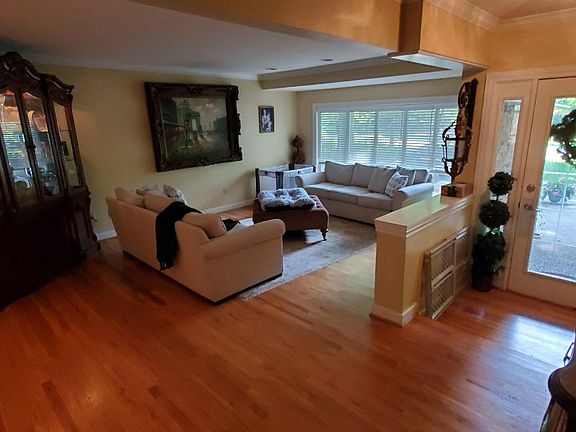 Living room with hardwood floors
