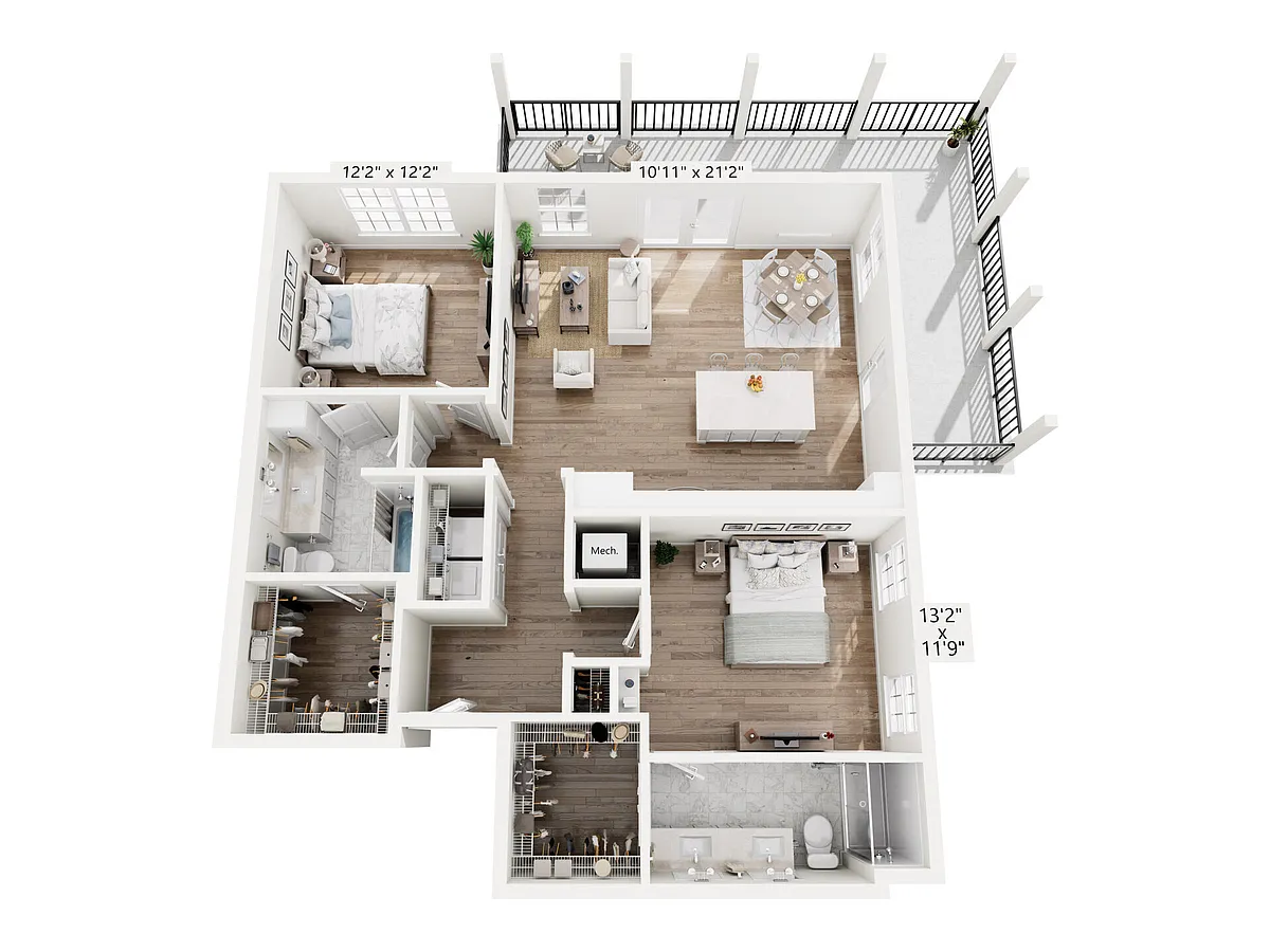 Floor plan B3