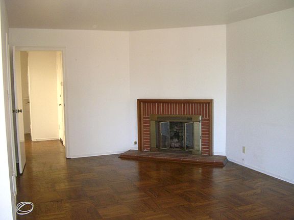 Gas fireplace in living room