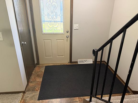 Entryway with coat closet