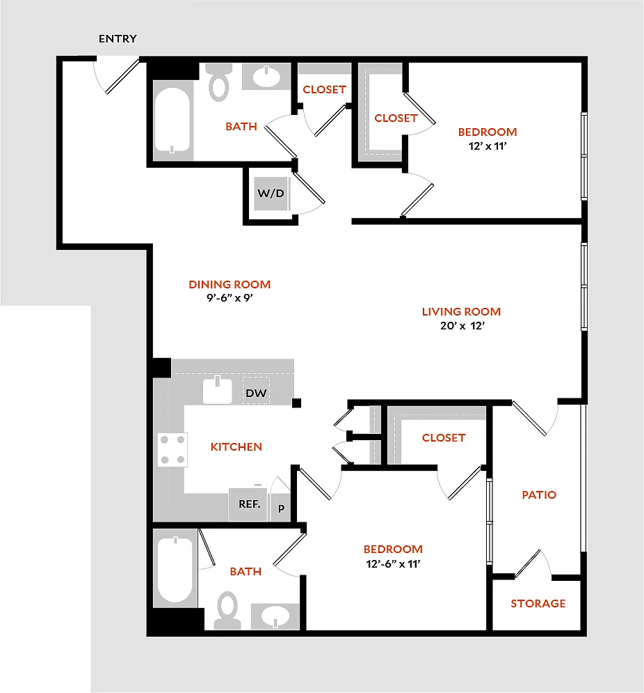 Floor plan Plan 2G