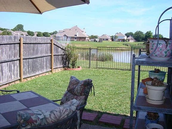 Back yard and lake view