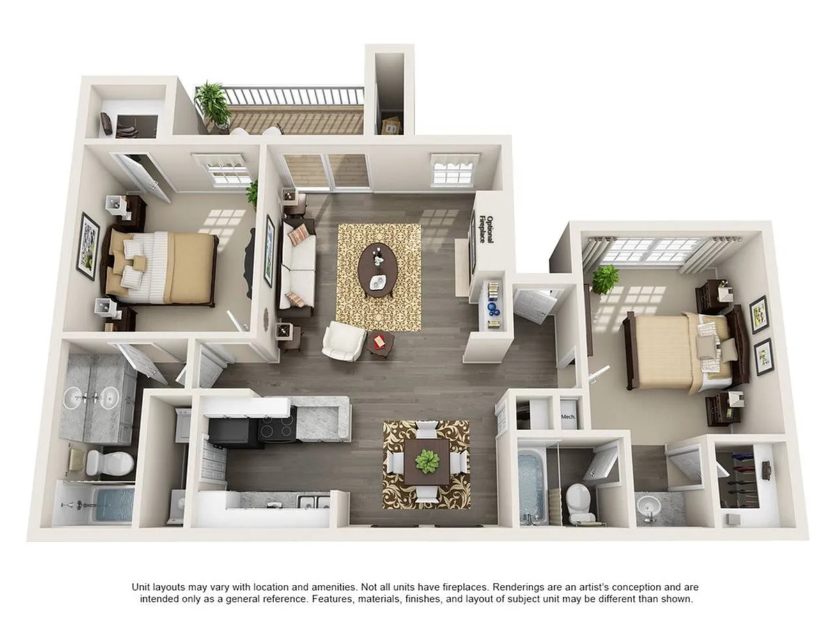 Floor plan Oaks 2