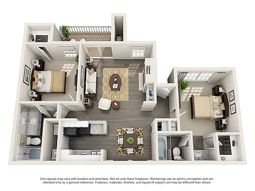 Floor plan Oaks 2