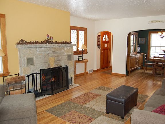 Great Room with Woodburning Fireplace