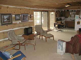 Living, dining, kitchen