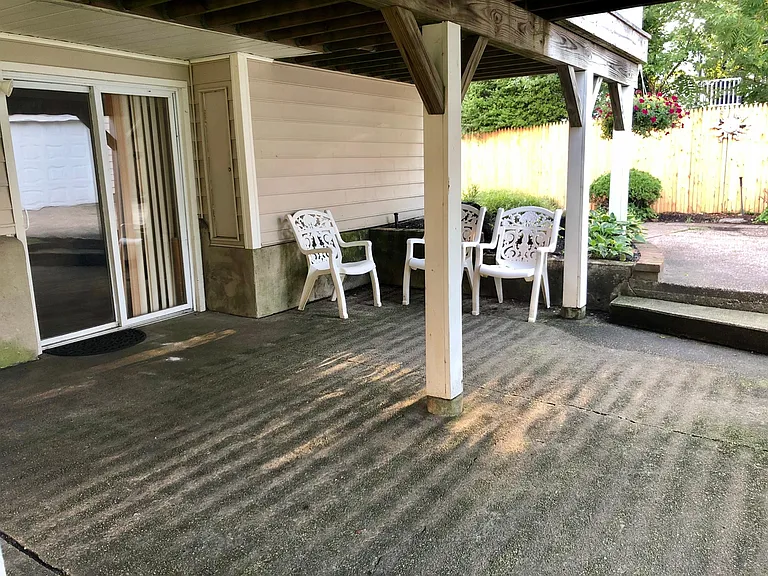 Patio and Entrance