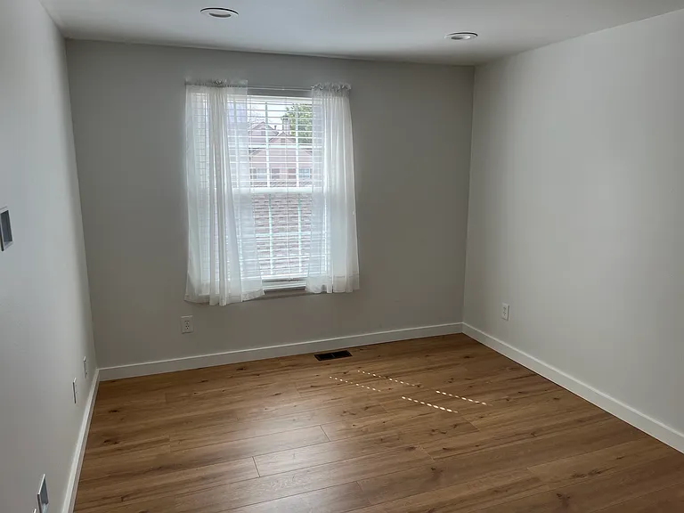 Refinished bedroom