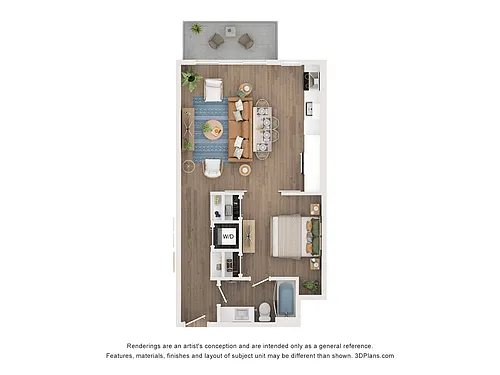 Floor plan A1D