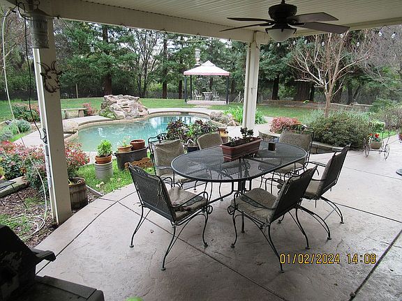 Patio and pool