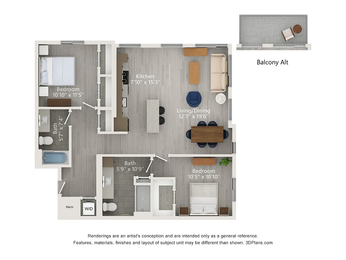 Floor plan B21