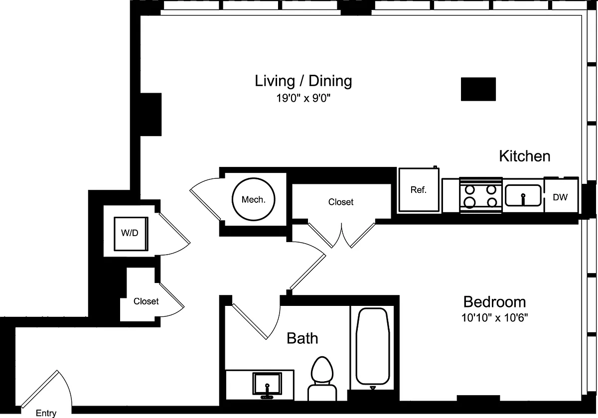 Floor plan 1F3