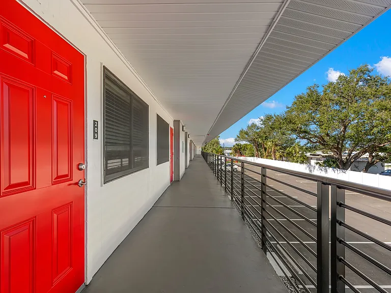 Contemporary Colors and Railings