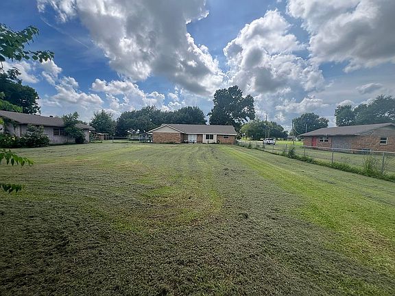 Fenced section of back yard