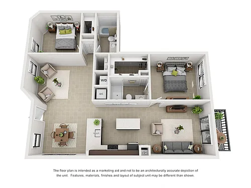 Floor plan Model B4