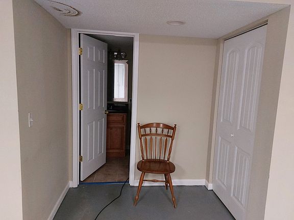 Main area, looking towards bathroom