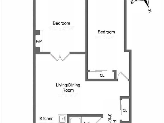2nd image of 326 W 23rd St APT 2R