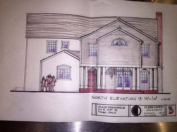 Back of home with addition