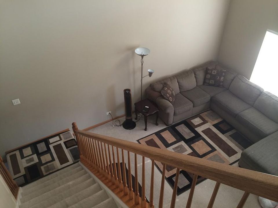 overlooking family room from loft
