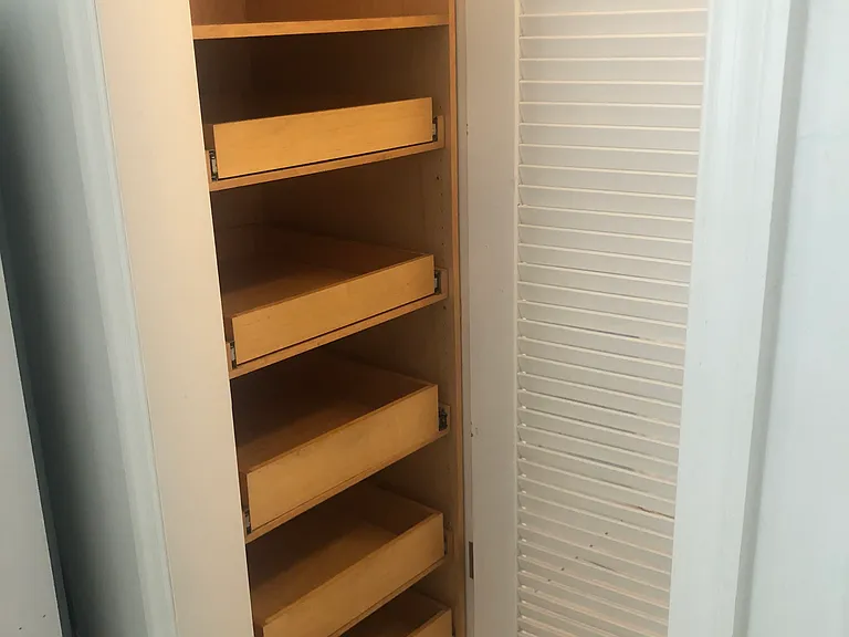Pantry for plenty of storage off the kitchen