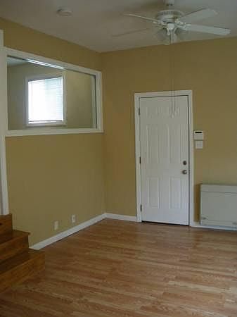 Living room and front door