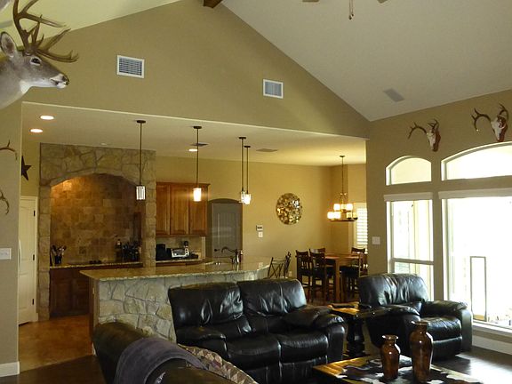 Open Living and Kitchen area