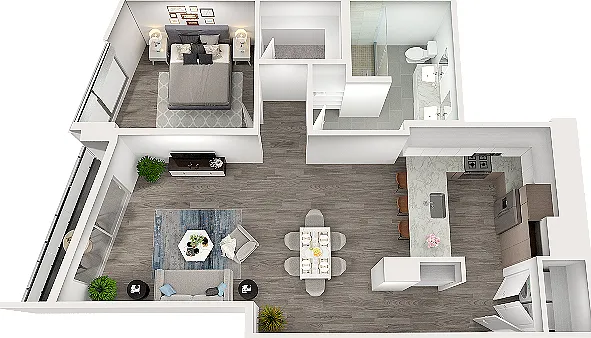B5 Allen 998 sq ft 1-1 B5 Allen 998 sq ft 1-1