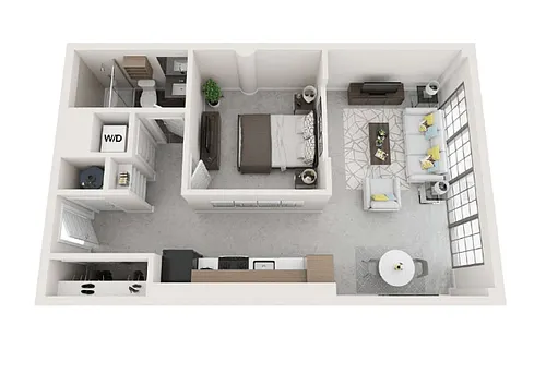 Floor plan Fourth Ward (A5)