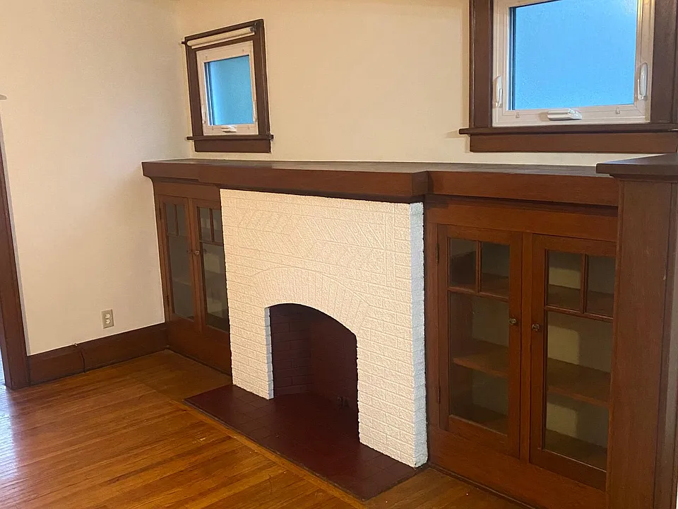 Fireplace in living room