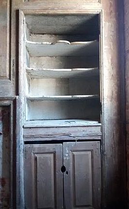 1st floor cupboard, butterfly shelves
