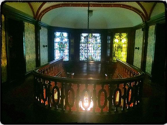 Second foor of building entry