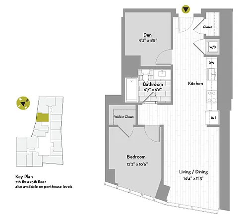 Floor plan Style 21 Den