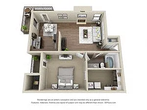 Floor plan The Clairmont