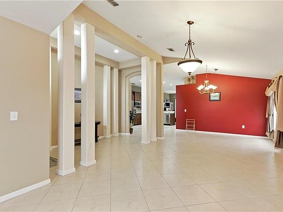Front room with vaulted ceiling