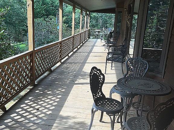 Wrap-around porch