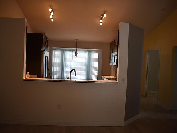 Living room kitchen view