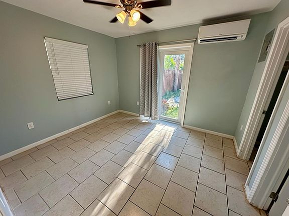 Bedroom with exit to back yard