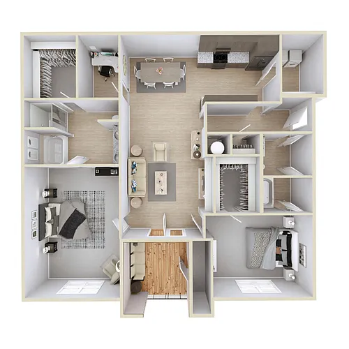 Floor plan 2X2