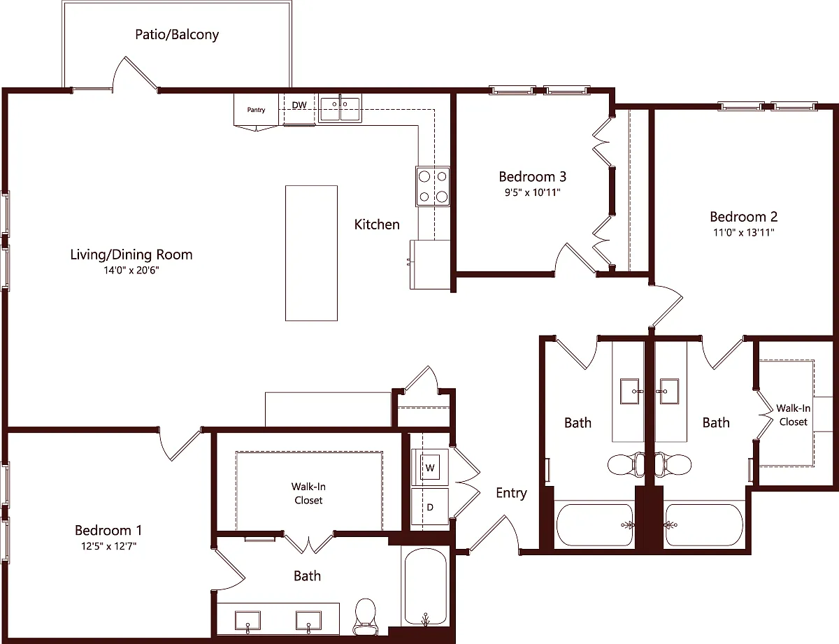 Floor plan C1