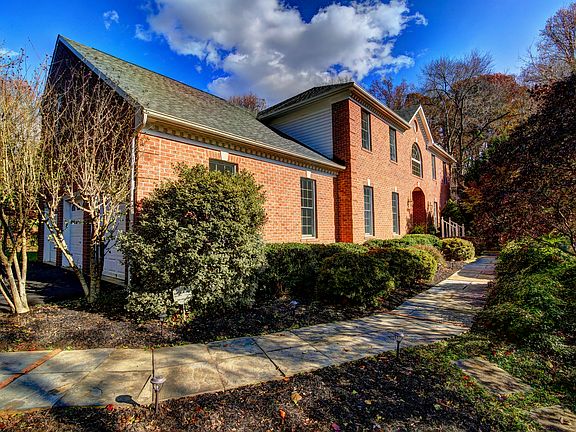 Stone Path & 3-Car Garage
