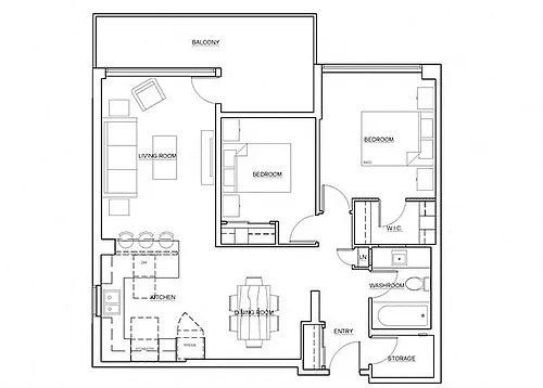 Floor plan The York