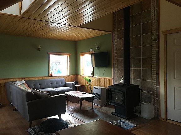 Living room and Blaze King 