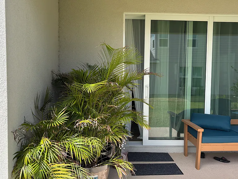 Backyard patio