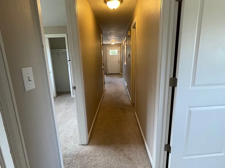 Hallway towards living room.
