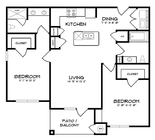Floor plan B1