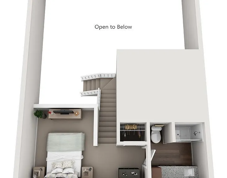 Loft One35 - Loft 1 - 2 Beds - 2 Baths - 1102 Sq. ft.