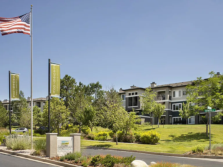 Exterior building photo of Sagebrook in Colorado Springs, Colorado.