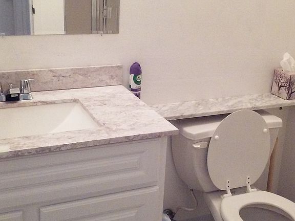 Master bath with walk-in sho