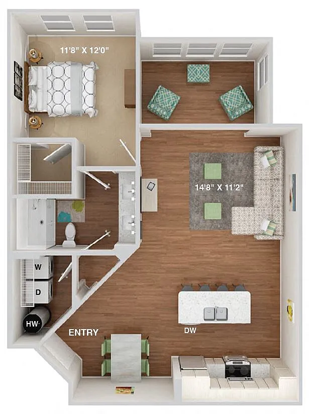Floor plan A1E