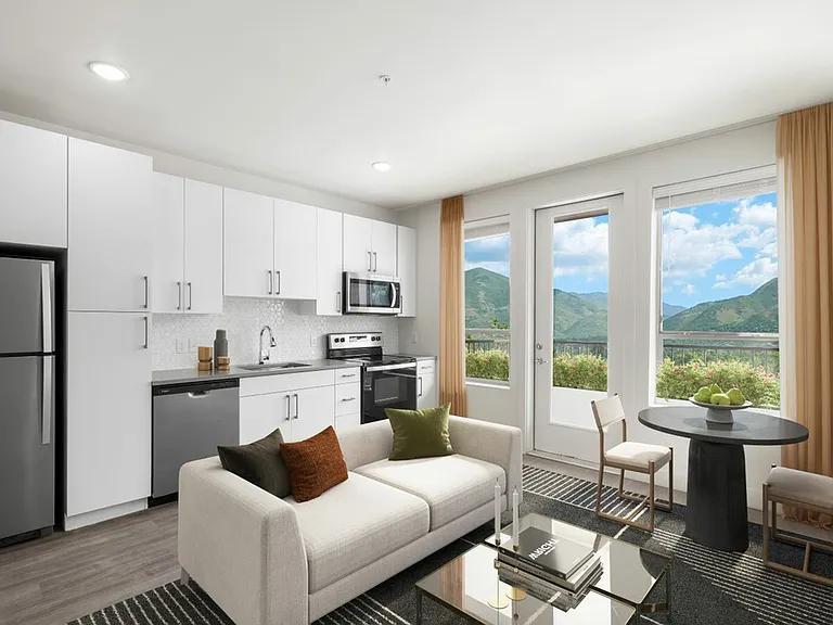 Urban Apartment at The Richmond Apartments in Millcreek with Mountain Views